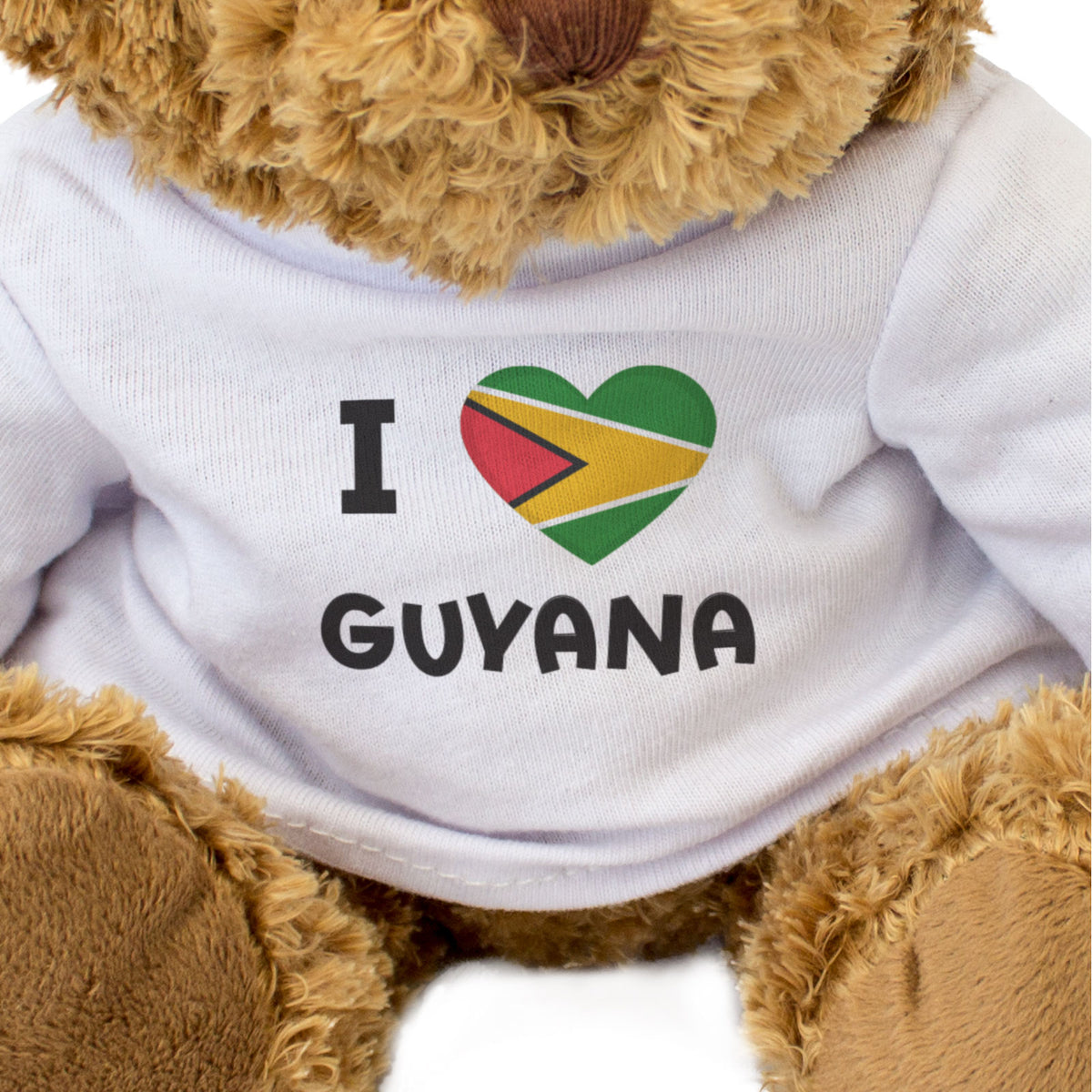 I Love Guyana Flag - Teddy Bear