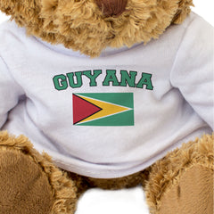 GUYANA + FLAG - Teddy Bear - Cute Soft - Funny Guyanese Souvenir Gift Present