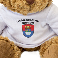 GYŐR-MOSON-SOPRON FLAG - Teddy Bear - Cute Cuddly Soft - Hungary Gift Present