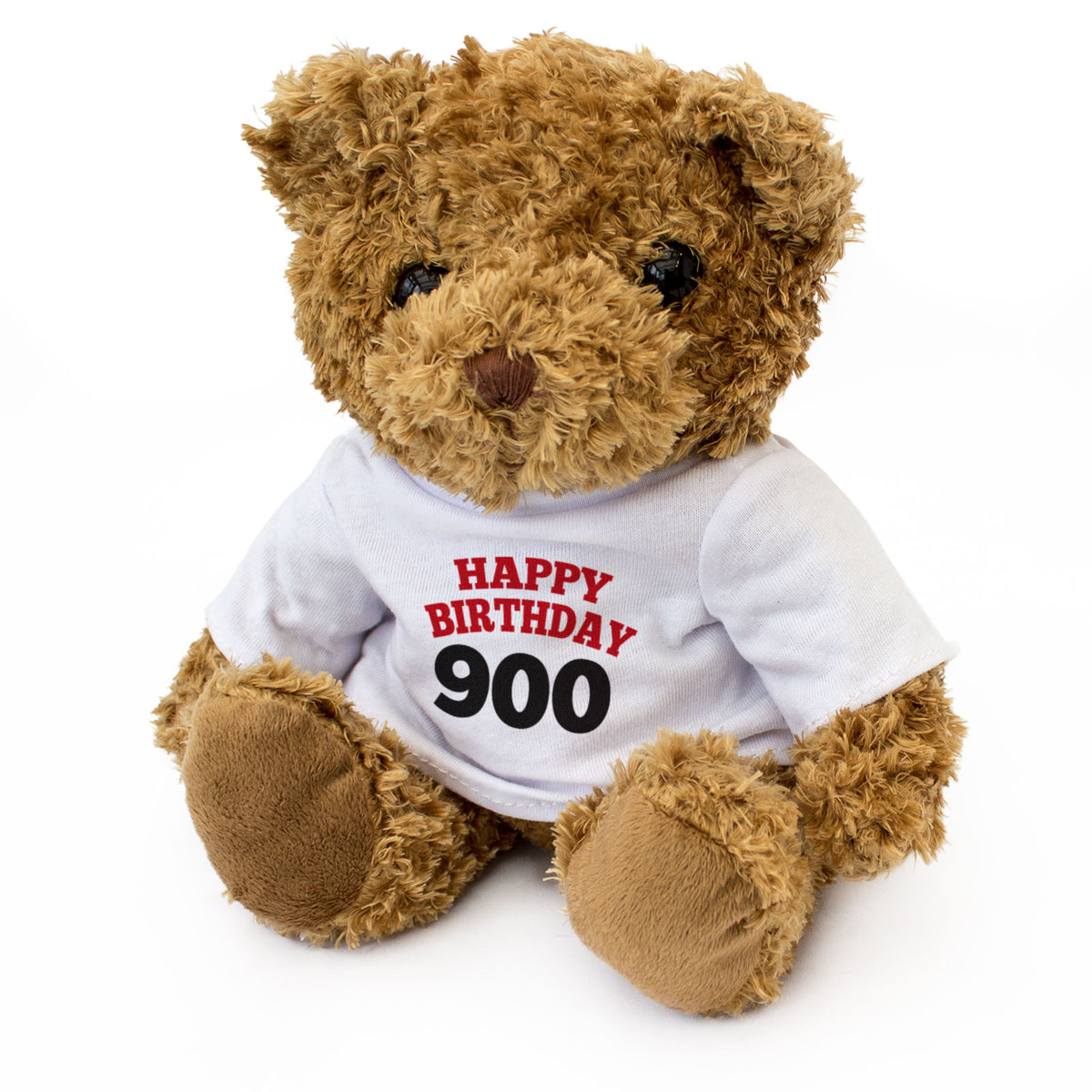 HAPPY BIRTHDAY 900 - Teddy Bear - Cute Cuddly - 900th Anniversary Gift Present