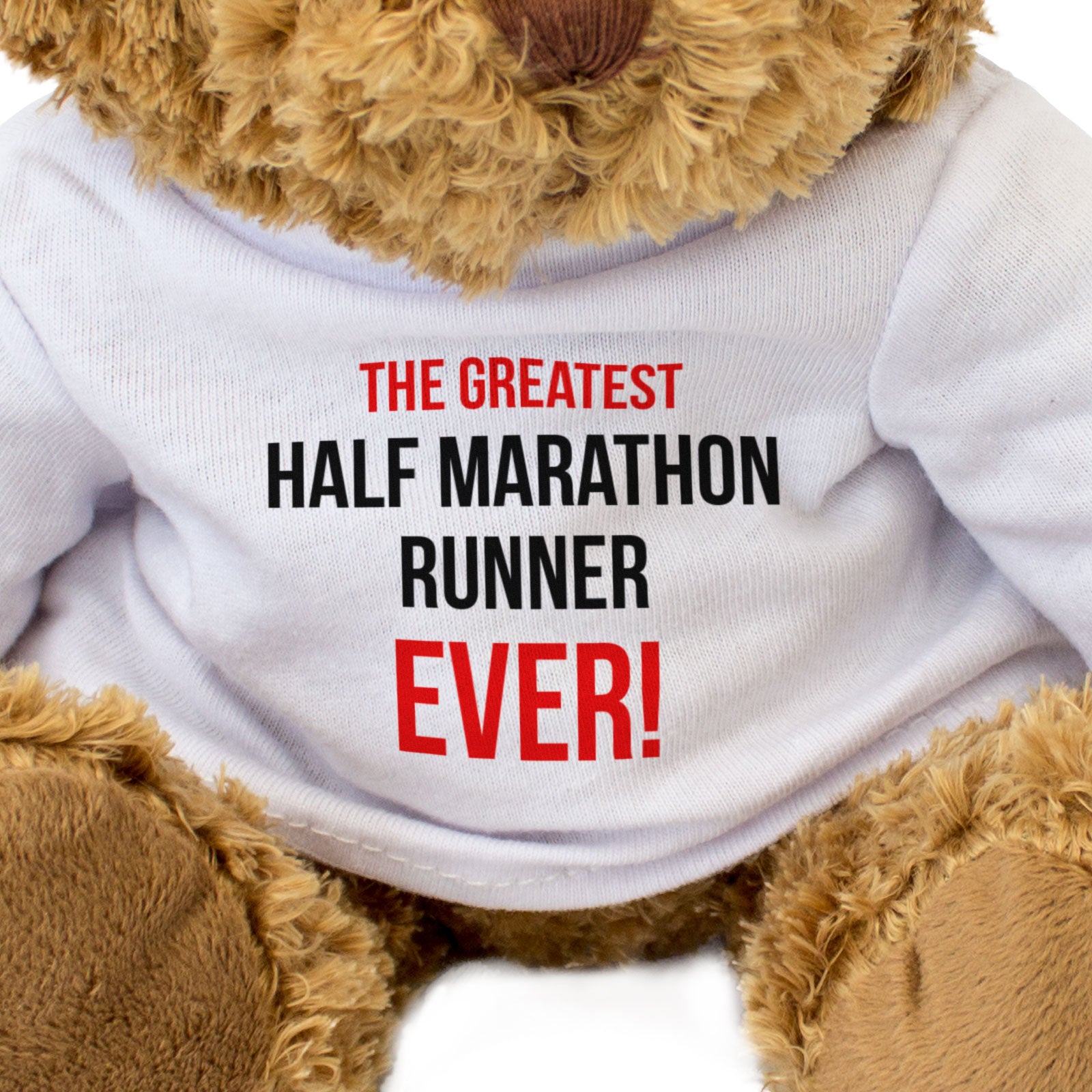 THE GREATEST HALF MARATHON RUNNER EVER - Teddy Bear - Cute - Support Gift Present