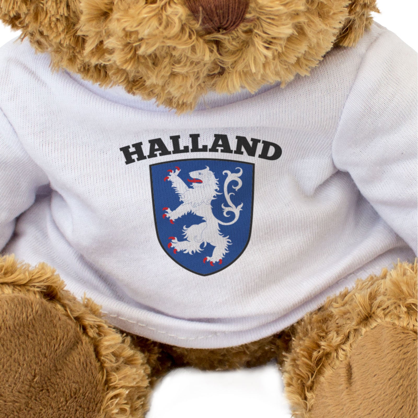 HALLAND FLAG - Teddy Bear - Cute Cuddly Soft Adorable - Sweden Gift Present