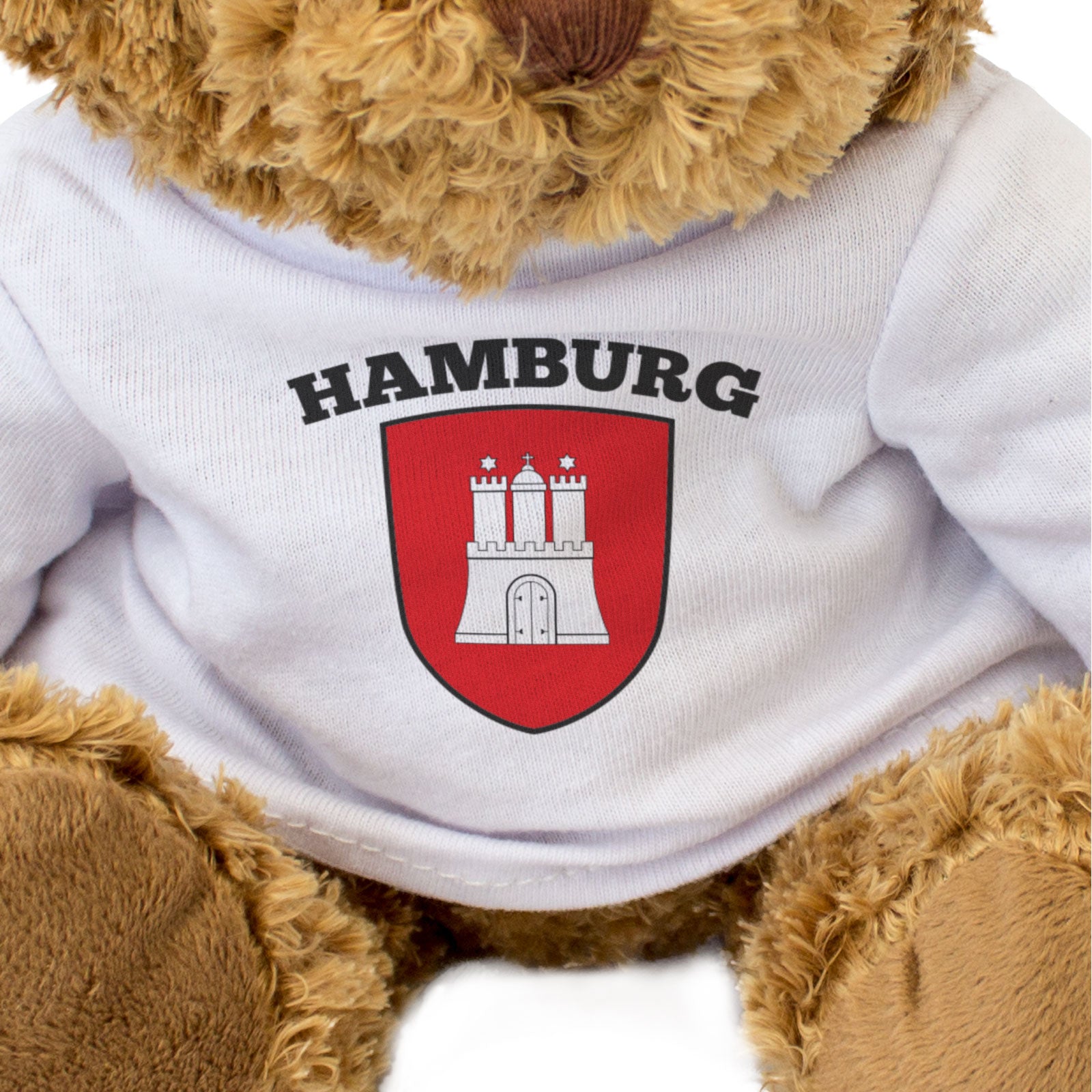 HAMBURG FLAG - Teddy Bear - Cute Cuddly Soft Adorable - Germany Gift Present