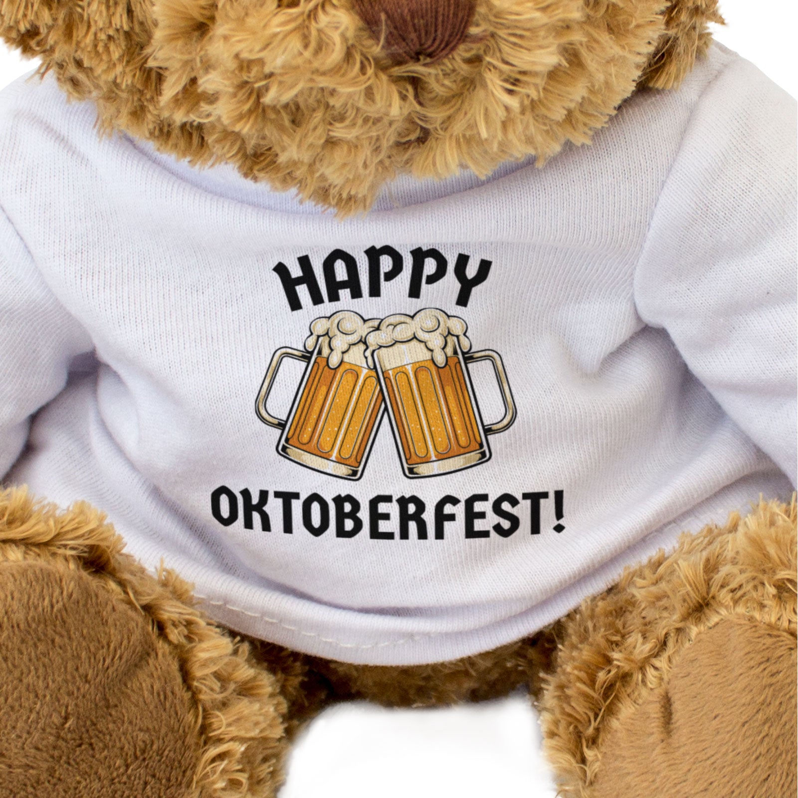 HAPPY OKTOBERFEST - Teddy Bear - Cute Cuddly Soft - Funny Germany Gift Present