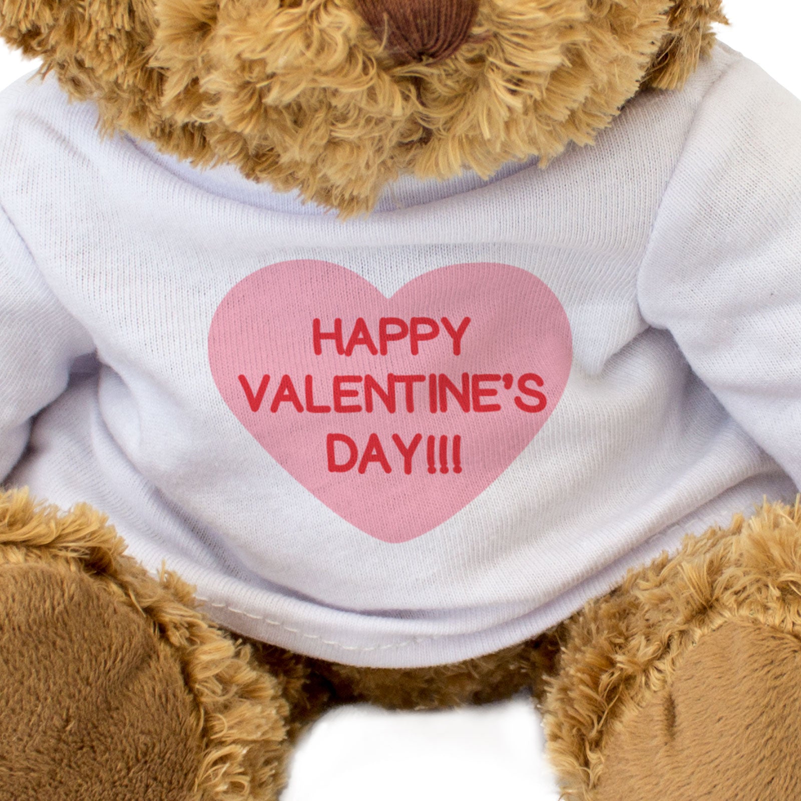 HAPPY VALENTINE'S DAY!!! - Teddy Bear - Cute Adorable - Romantic Gift Present