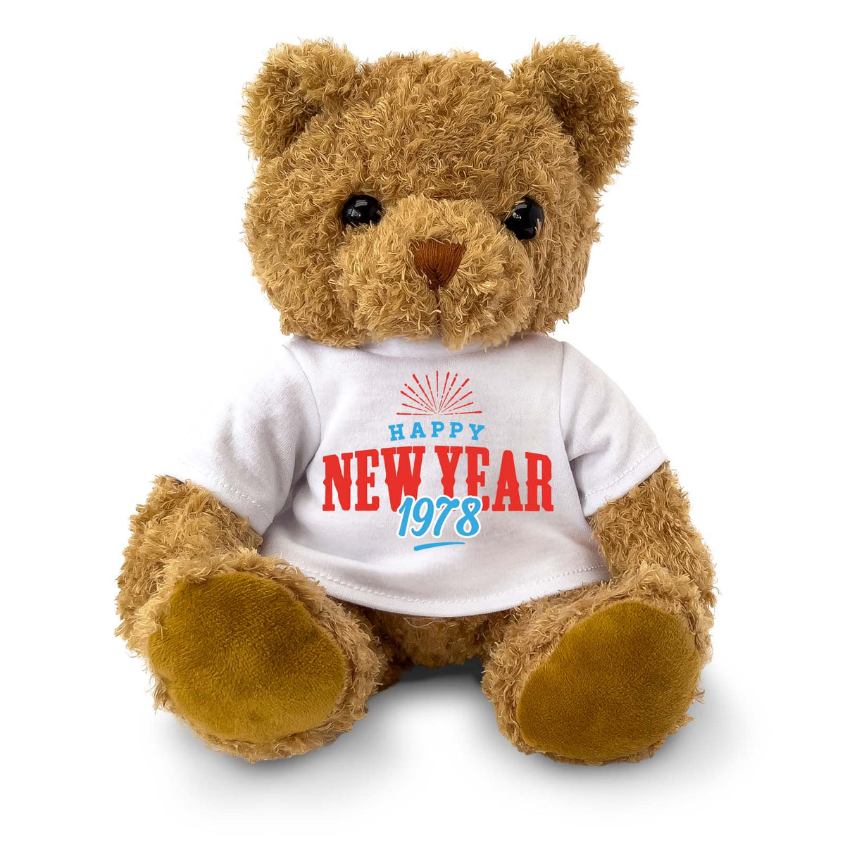HAPPY NEW YEAR 1978 - Teddy Bear - Cute Cuddly - New Year's Eve Gift Present - Image 1