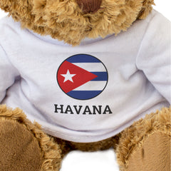 HAVANA (CUBA FLAG ROUNDEL) - Teddy Bear - Cute Funny - Souvenir Gift Present