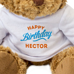 HAPPY BIRTHDAY HECTOR - Teddy Bear - Cute Cuddly Soft - Funny Gift Present