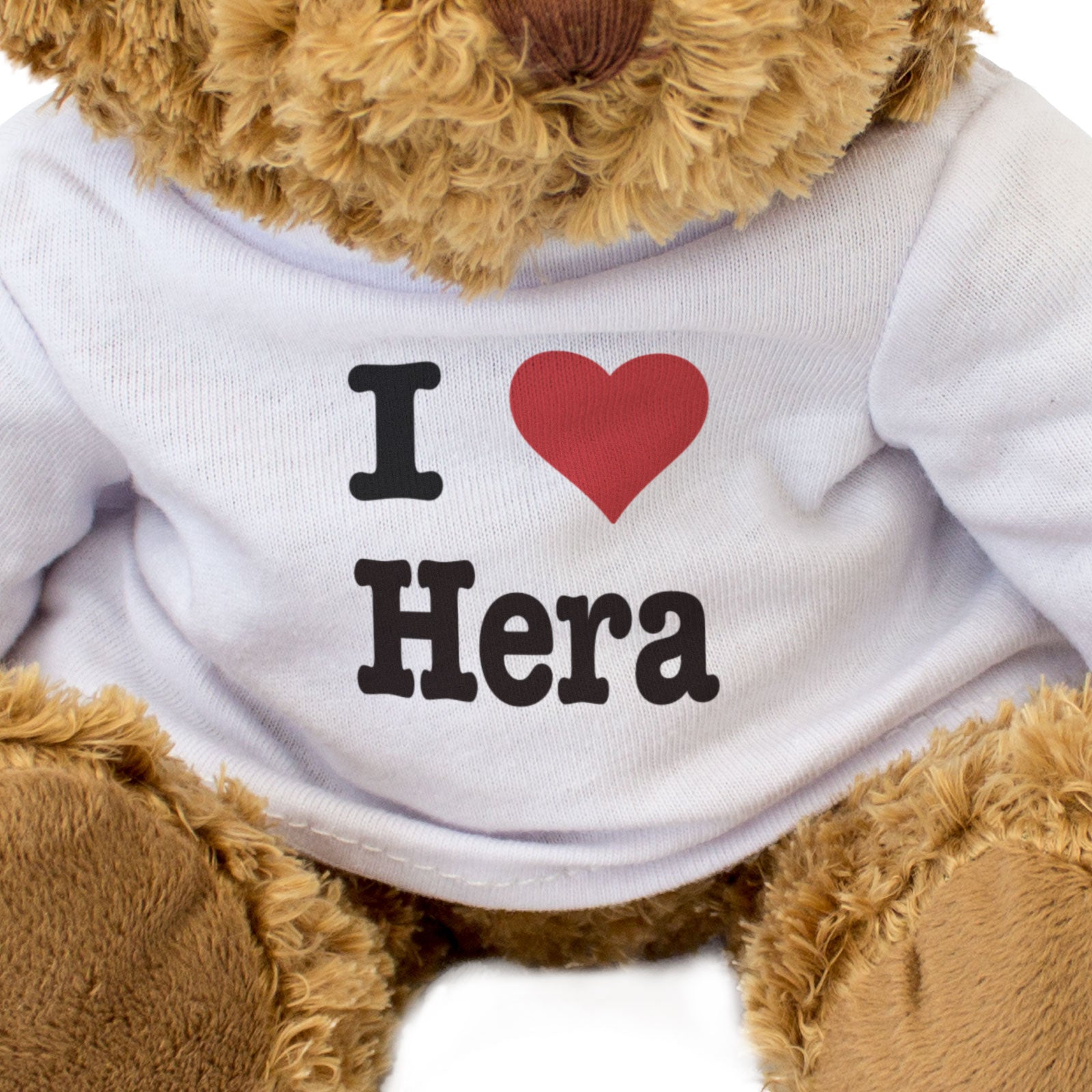 I LOVE HERA - Teddy Bear - Cute Soft - Funny Greek Mythology Gift Present