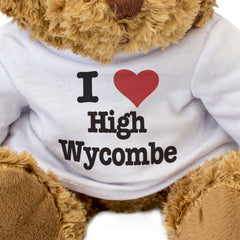 I LOVE HIGH WYCOMBE - Teddy Bear - Cute Cuddly Soft - Buckinghamshire Gift Present