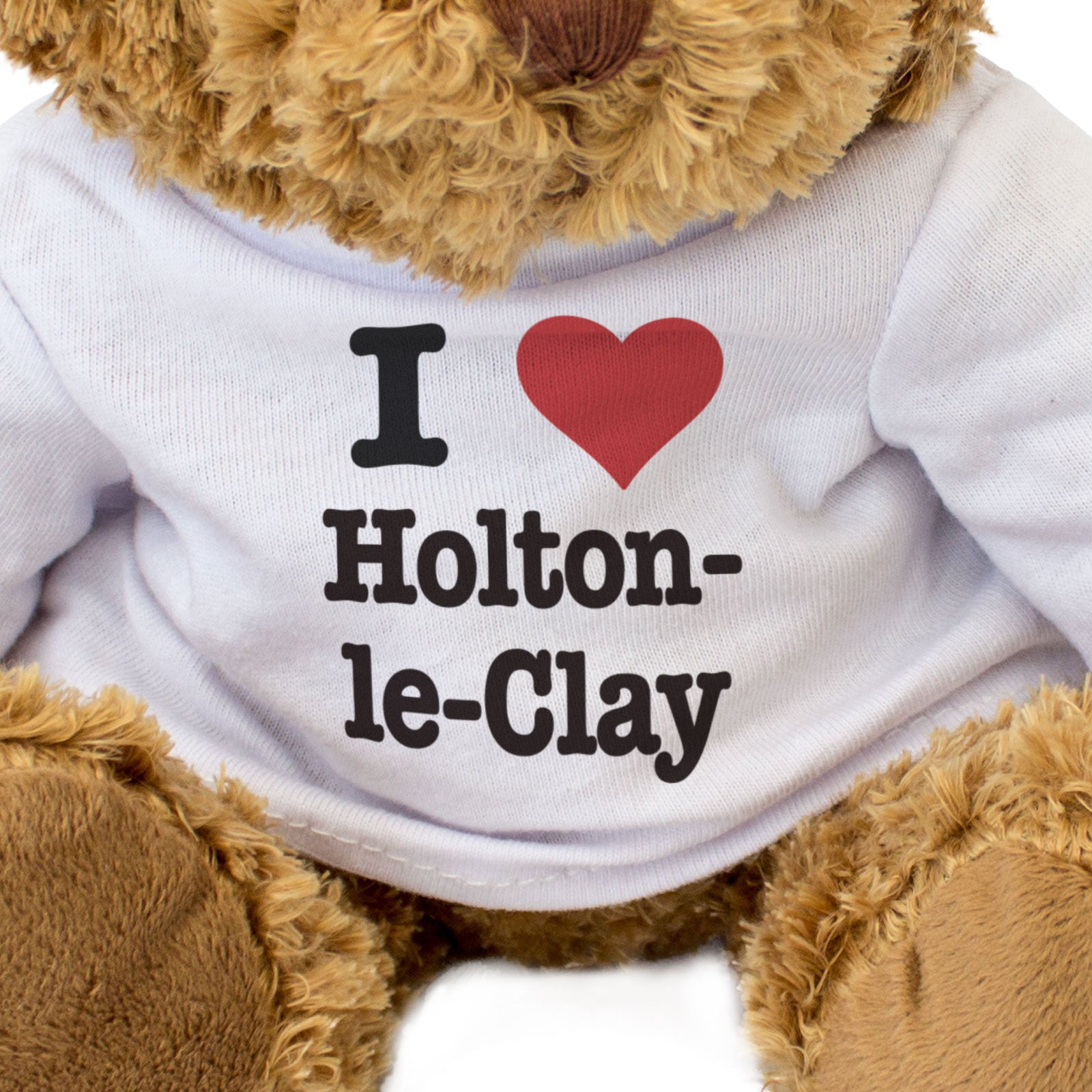I LOVE HOLTON-LE-CLAY - Teddy Bear - Cute - Funny Lincolnshire Gift Present