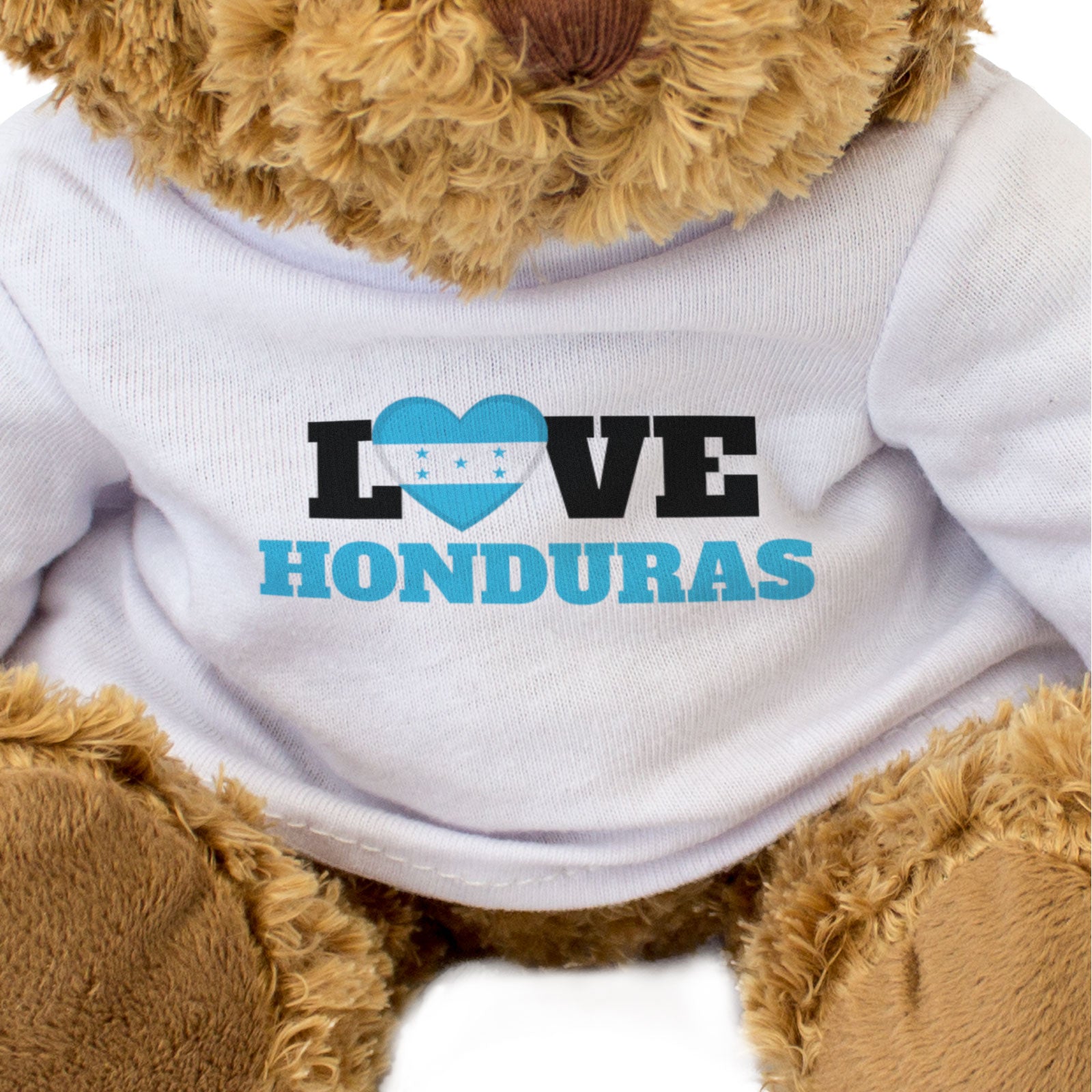 LOVE HONDURAS (FLAG HEART) - Teddy Bear - Cute Funny - Souvenir Gift Present