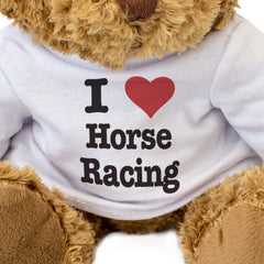 I Love Horse Racing - Teddy Bear