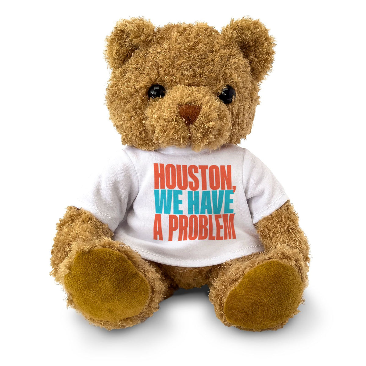 HOUSTON WE HAVE A PROBLEM - Teddy Bear - Cute Funny - Astronomy Gift Present