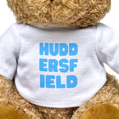 HUDDERSFIELD (BLUE) - Teddy Bear - Cute Soft - Funny Yorkshire Gift Present