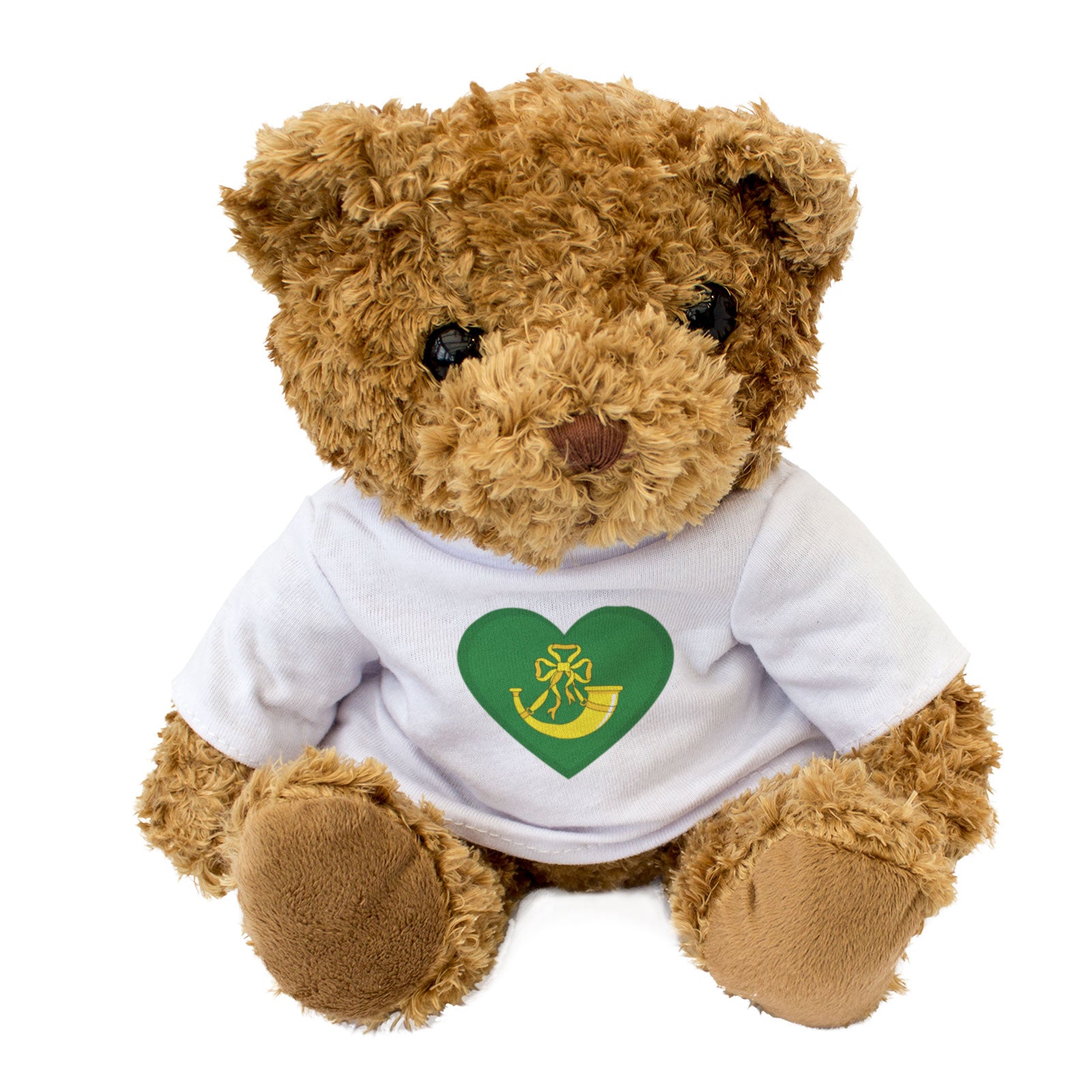 HUNTINGDONSHIRE FLAG HEART - Teddy Bear - Cute Cuddly Soft - Gift Present