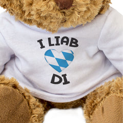 I LIAB DI (BAVARIA FLAG) - Teddy Bear - I Love You - Romantic Gift Present