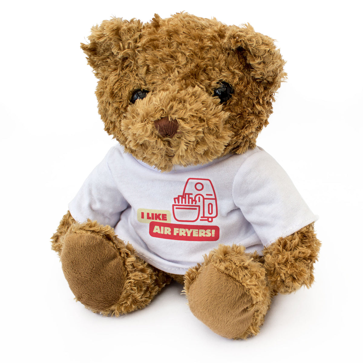 I LIKE AIR FRYERS! - Teddy Bear - Cute Cuddly Soft - Funny Cooking Gift Present