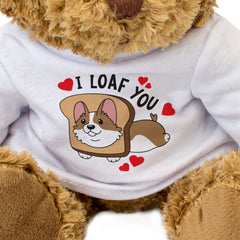 I Loaf You (Corgi) - Teddy Bear