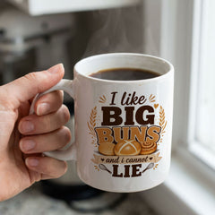 I LIKE BIG BUNS AND I CANNOT LIE - Mug - Funny Bread Making Baker Gift Present