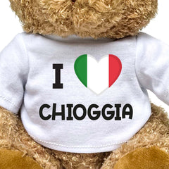 I LOVE CHIOGGIA (ITALY FLAG) - Teddy Bear - Funny Souvenir Gift Present - Image 2