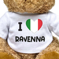 I LOVE RAVENNA (ITALY FLAG) - Teddy Bear - Funny Souvenir Gift Present - Image 2