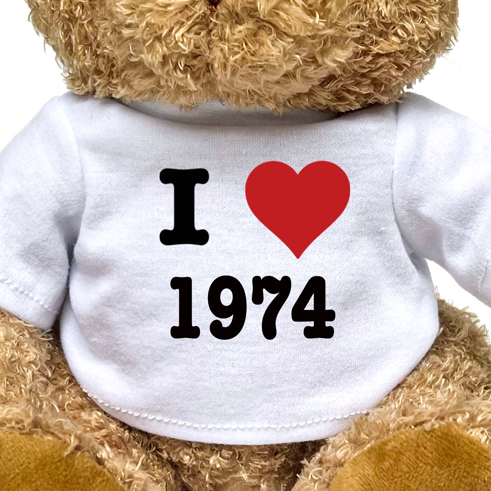 I LOVE 1974 - Teddy Bear - Cute Cuddly Soft - Funny Birthday Gift Present - Image 2