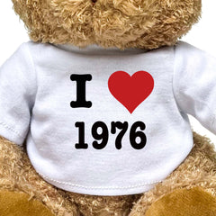 I LOVE 1976 - Teddy Bear - Cute Cuddly Soft - Funny Birthday Gift Present - Image 2
