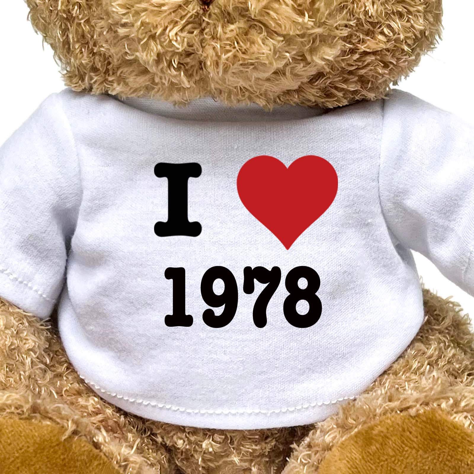 I LOVE 1978 - Teddy Bear - Cute Cuddly Soft - Funny Birthday Gift Present - Image 2