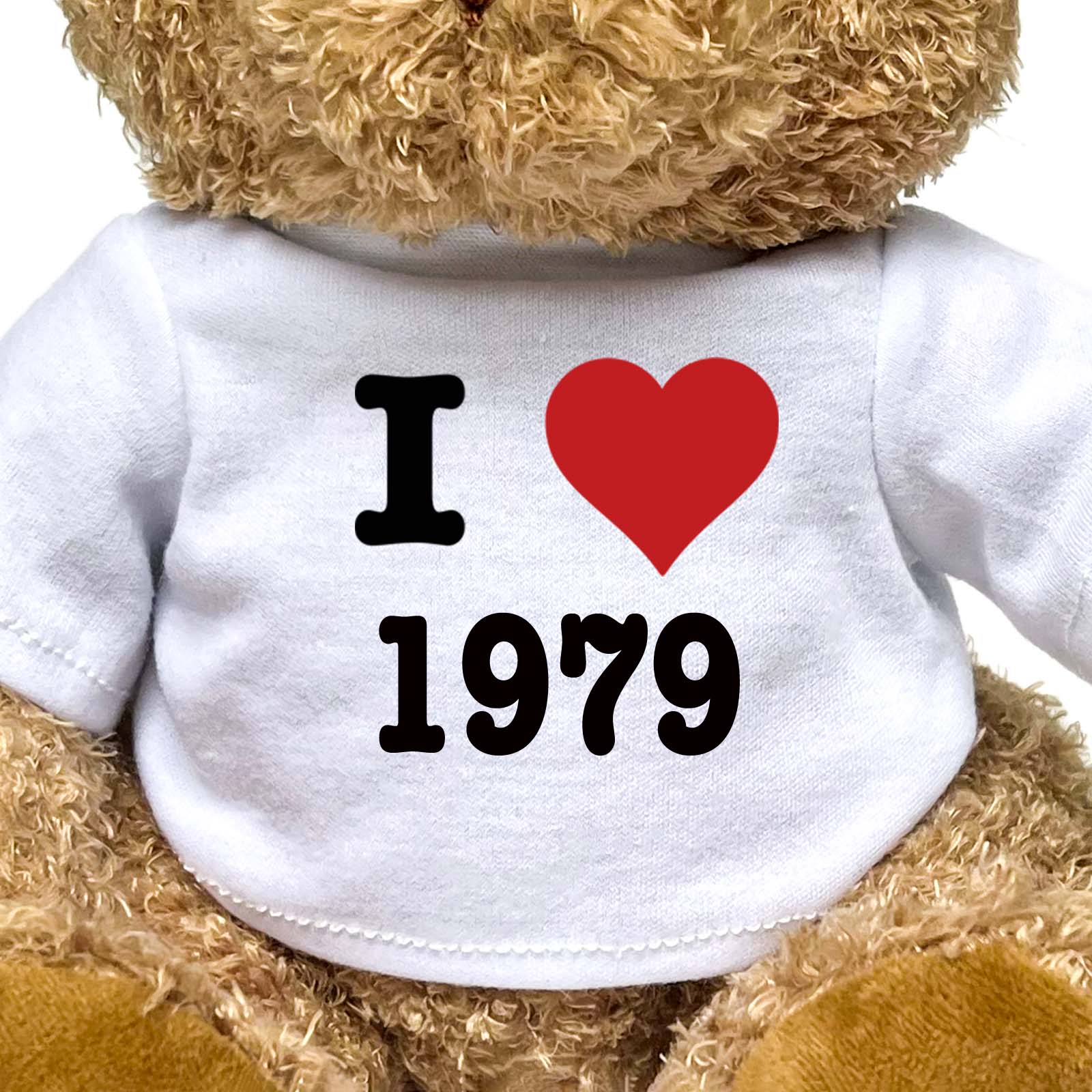 I LOVE 1979 - Teddy Bear - Cute Cuddly Soft - Funny Birthday Gift Present - Image 2