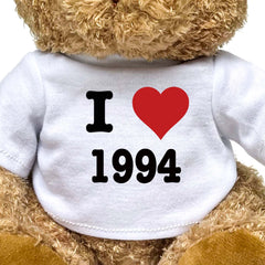 I LOVE 1994 - Teddy Bear - Cute Cuddly Soft - Funny Birthday Gift Present - Image 2