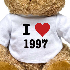 I LOVE 1997 - Teddy Bear - Cute Cuddly Soft - Funny Birthday Gift Present - Image 2