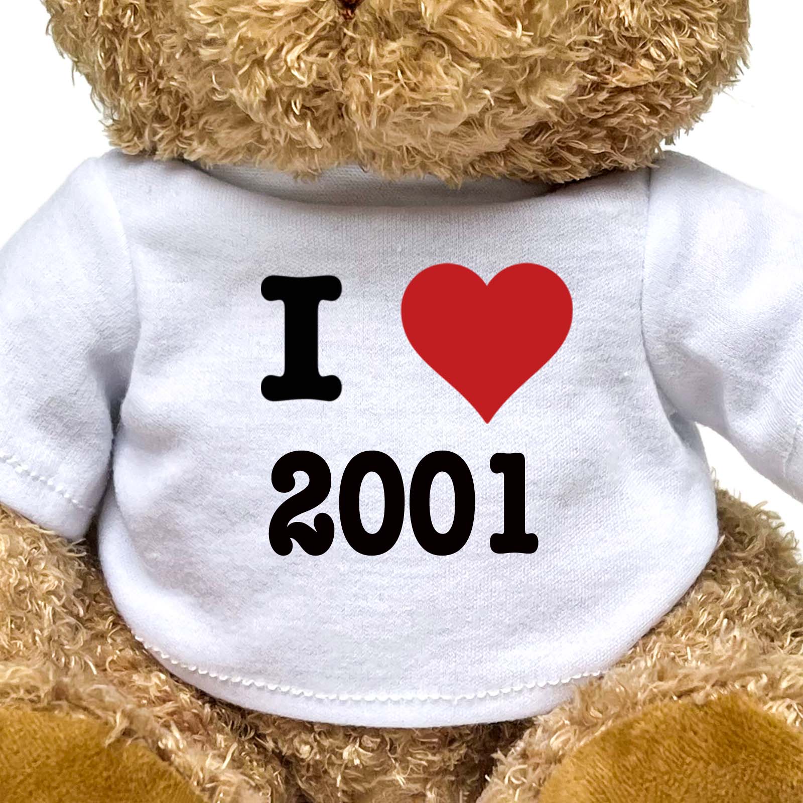 I LOVE 2001 - Teddy Bear - Cute Cuddly Soft - Funny Birthday Gift Present - Image 2