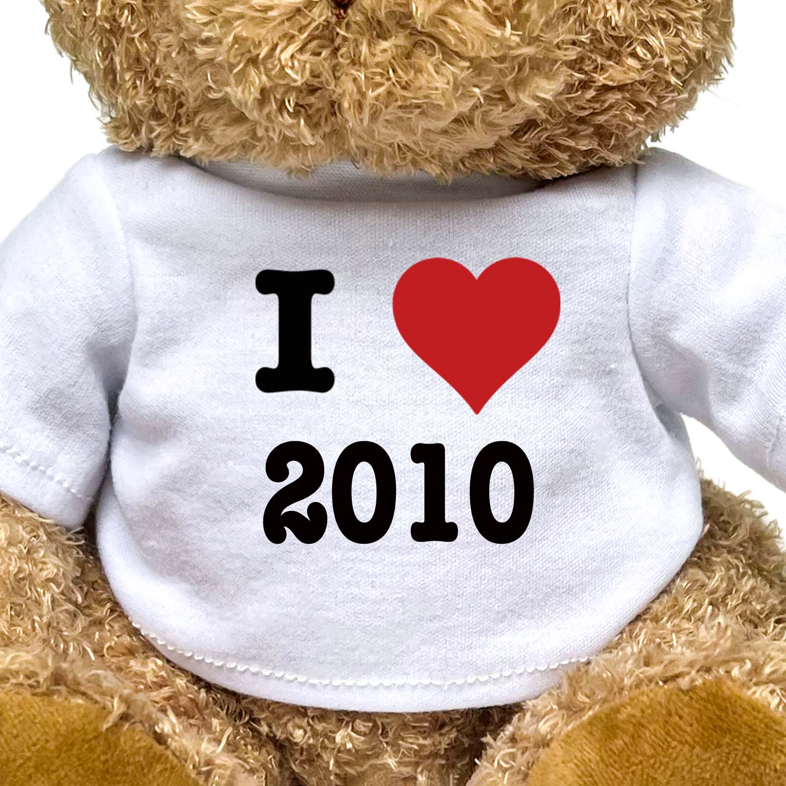 I LOVE 2010 - Teddy Bear - Cute Cuddly Soft - Funny Birthday Gift Present - Image 2