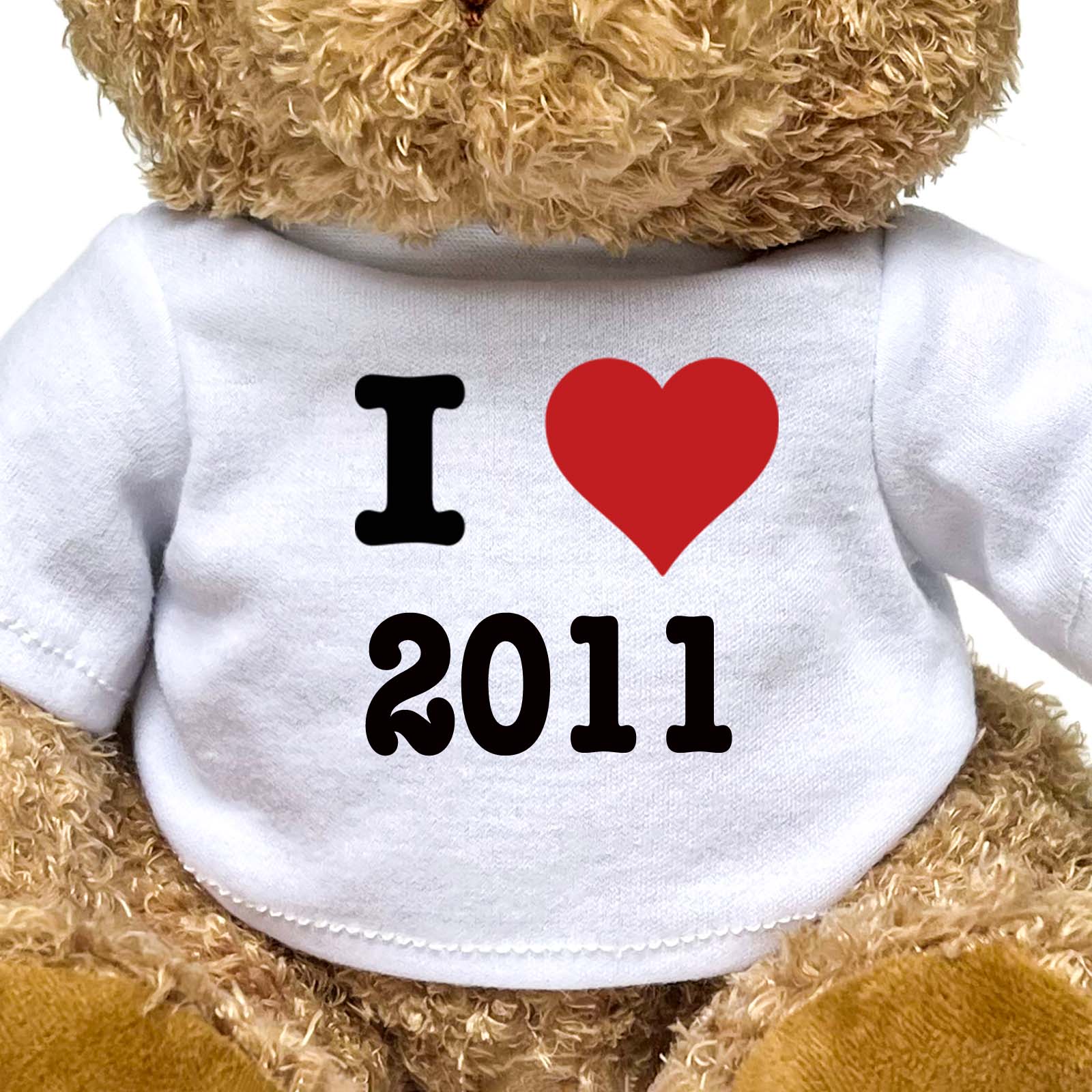 I LOVE 2011 - Teddy Bear - Cute Cuddly Soft - Funny Birthday Gift Present - Image 2