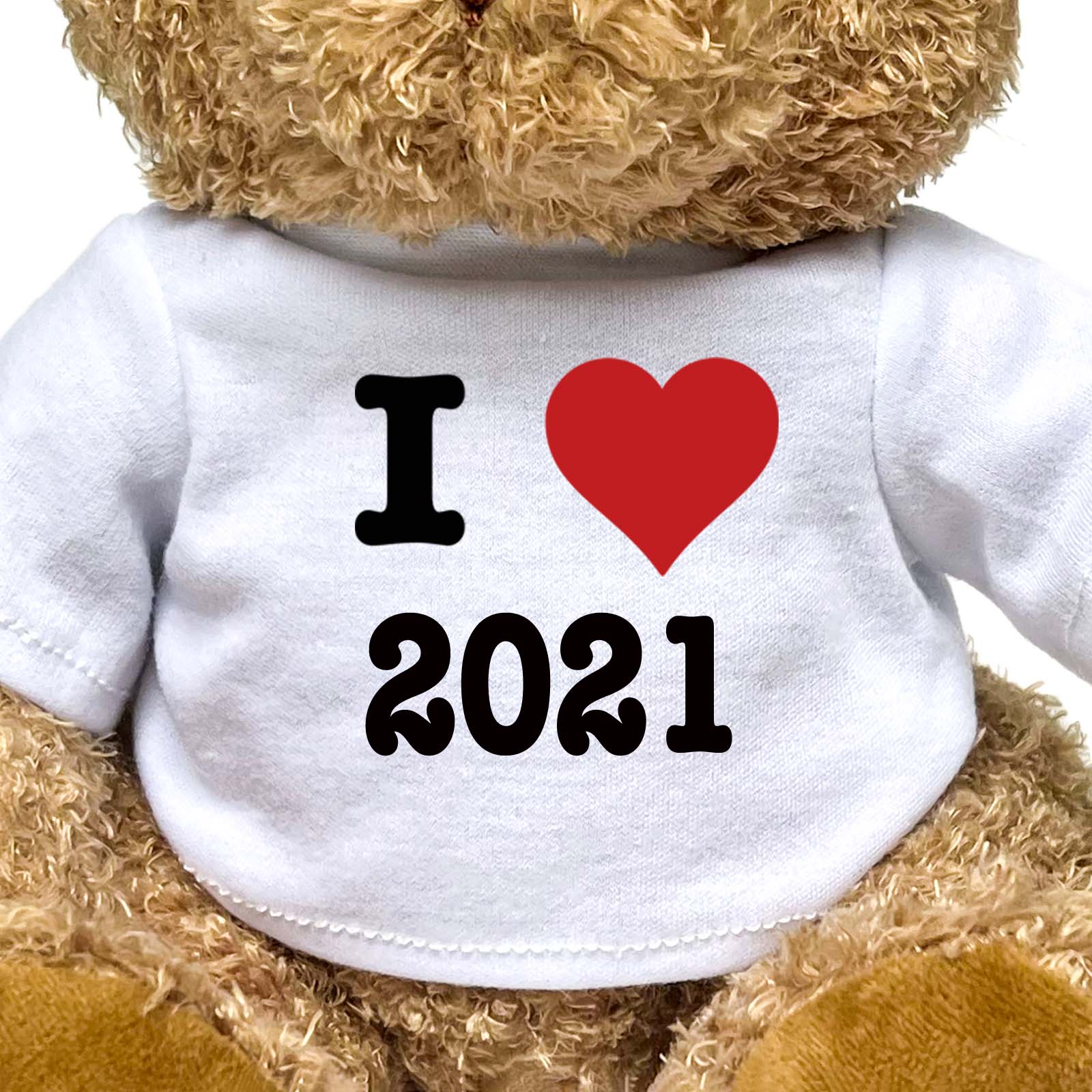 I LOVE 2021 - Teddy Bear - Cute Cuddly Soft - Funny Birthday Gift Present - Image 2