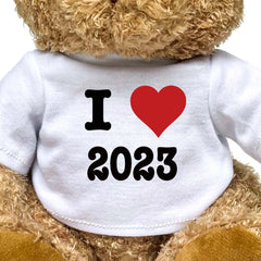 I LOVE 2023 - Teddy Bear - Cute Cuddly Soft - Funny Birthday Gift Present - Image 2