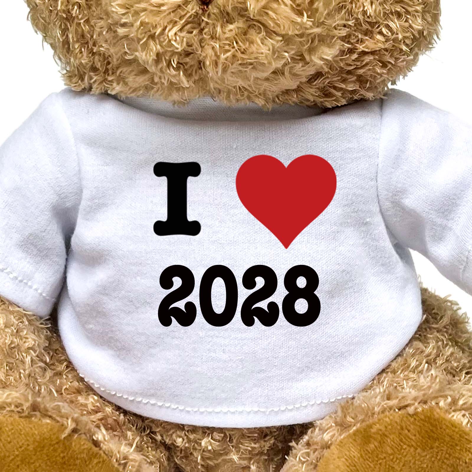 I LOVE 2028 - Teddy Bear - Cute Cuddly Soft - Funny Birthday Gift Present - Image 2