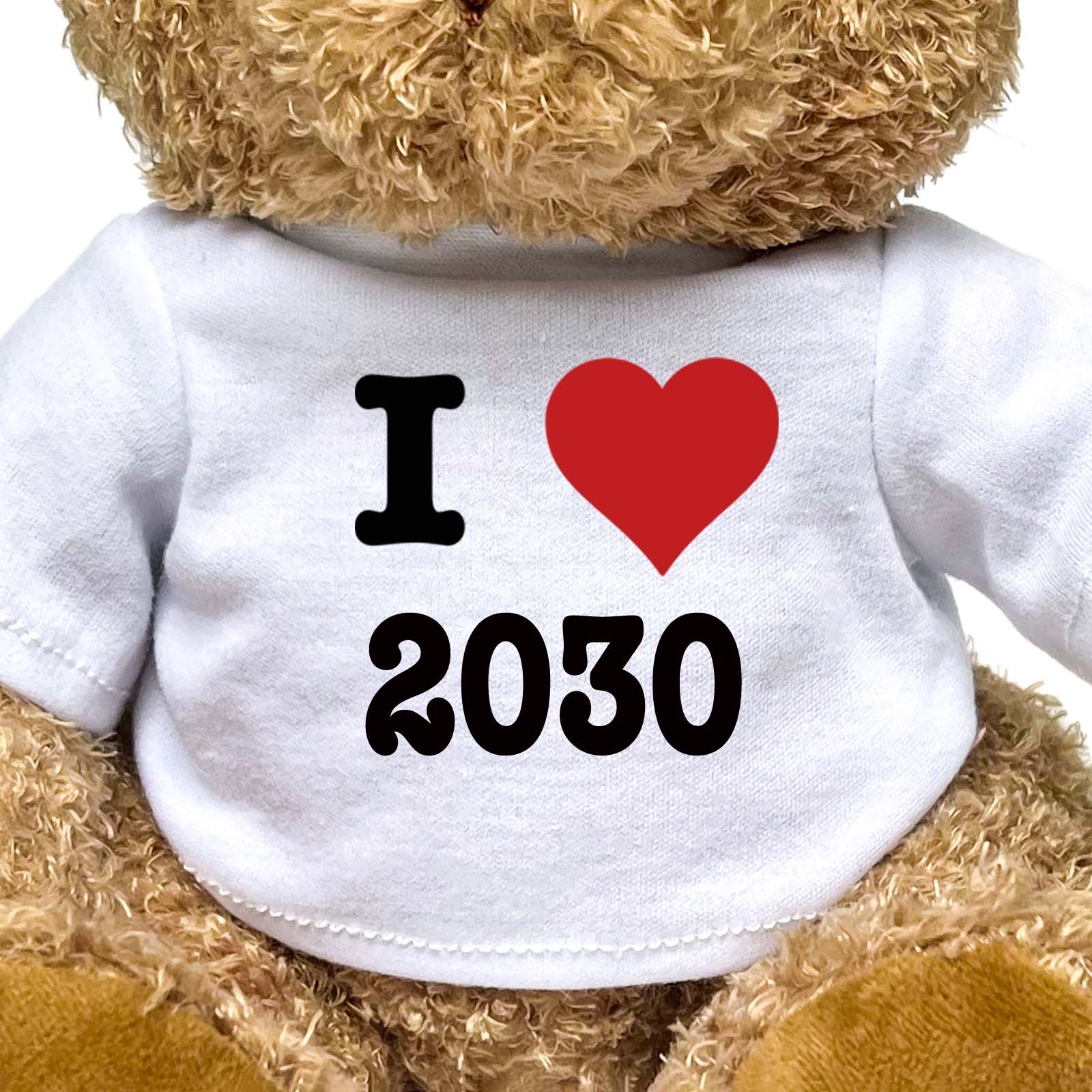 I LOVE 2030 - Teddy Bear - Cute Cuddly Soft - Funny Birthday Gift Present - Image 2
