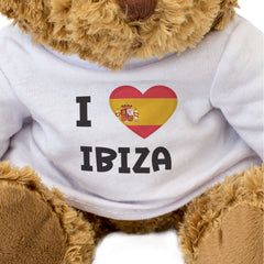 I Love Ibiza (Spain Flag) - Teddy Bear
