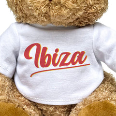 IBIZA (SCRIPT) - Teddy Bear - Cute Soft Funny - Spain Souvenir Gift Present