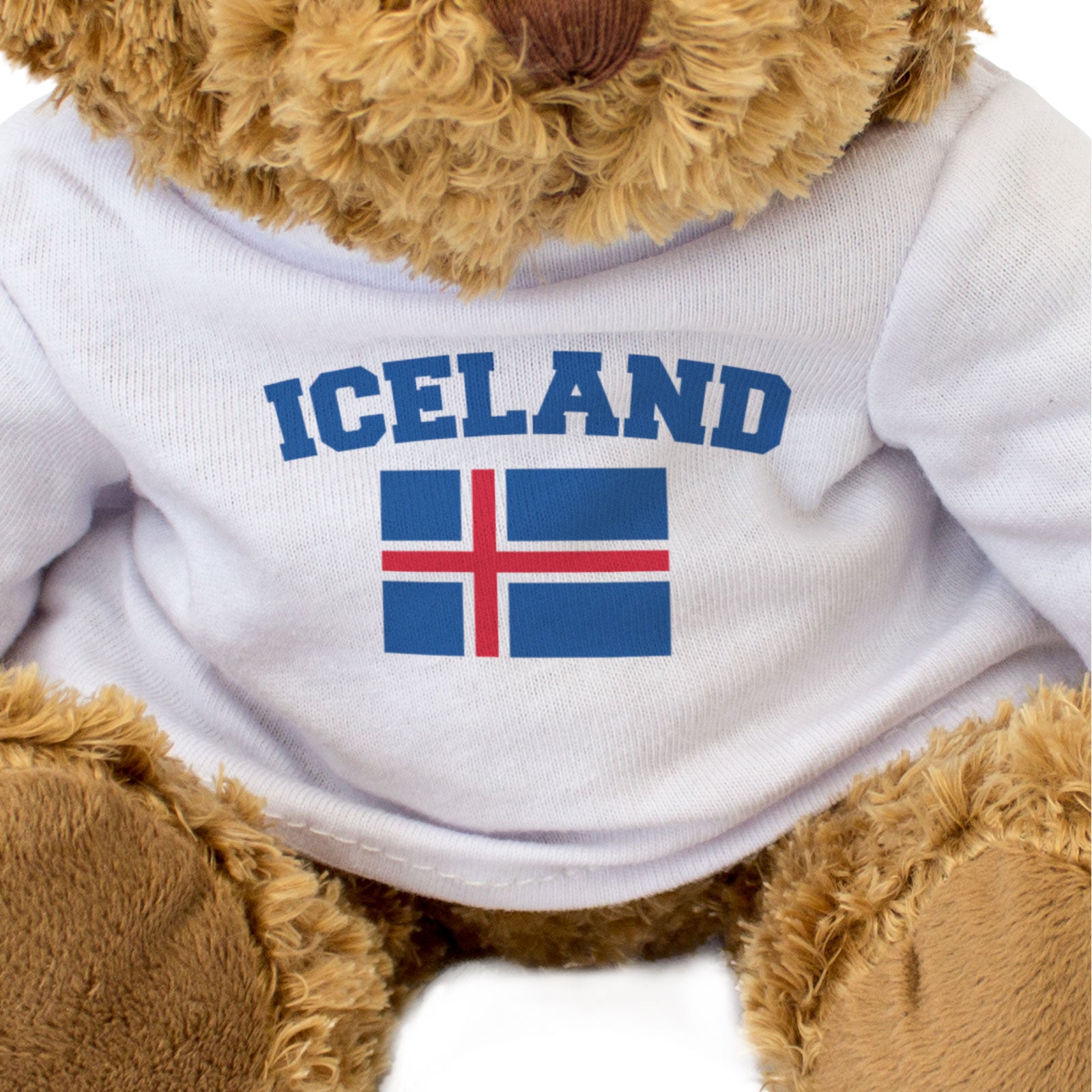 ICELAND + FLAG - Teddy Bear - Cute Soft - Funny Icelandic Souvenir Gift Present