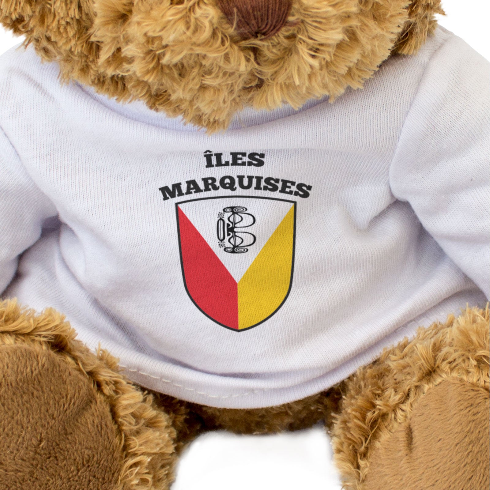 ÎLES MARQUISES FLAG - Teddy Bear - Cute Cuddly - French Polynesia Gift Present