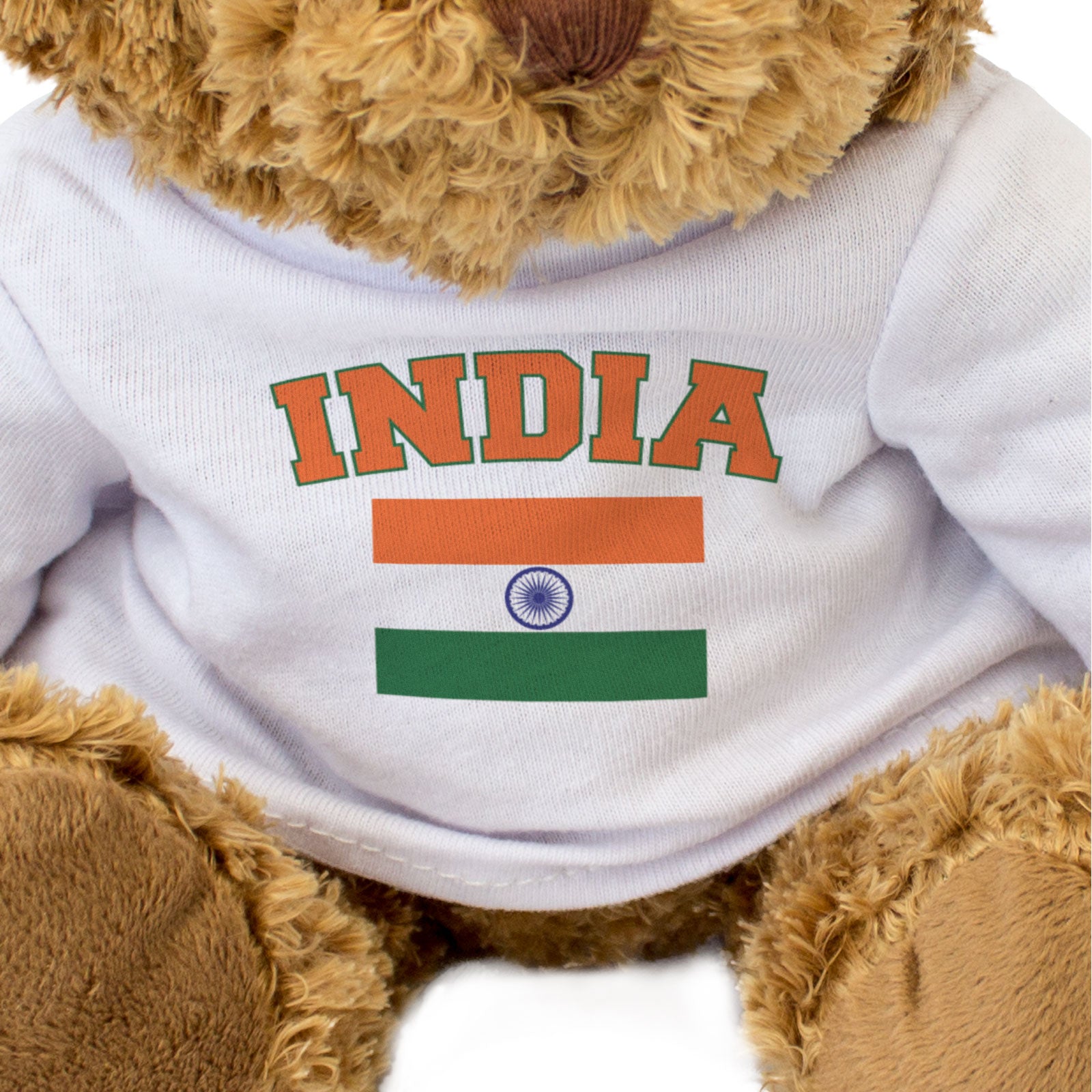 INDIA + FLAG - Teddy Bear - Cute Soft - Funny Indian Souvenir Gift Present