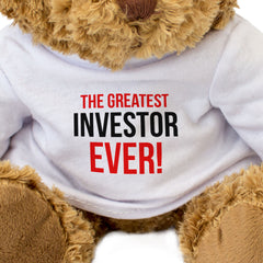 THE GREATEST INVESTOR EVER - Teddy Bear - Cute Cuddly Soft - Gift Present