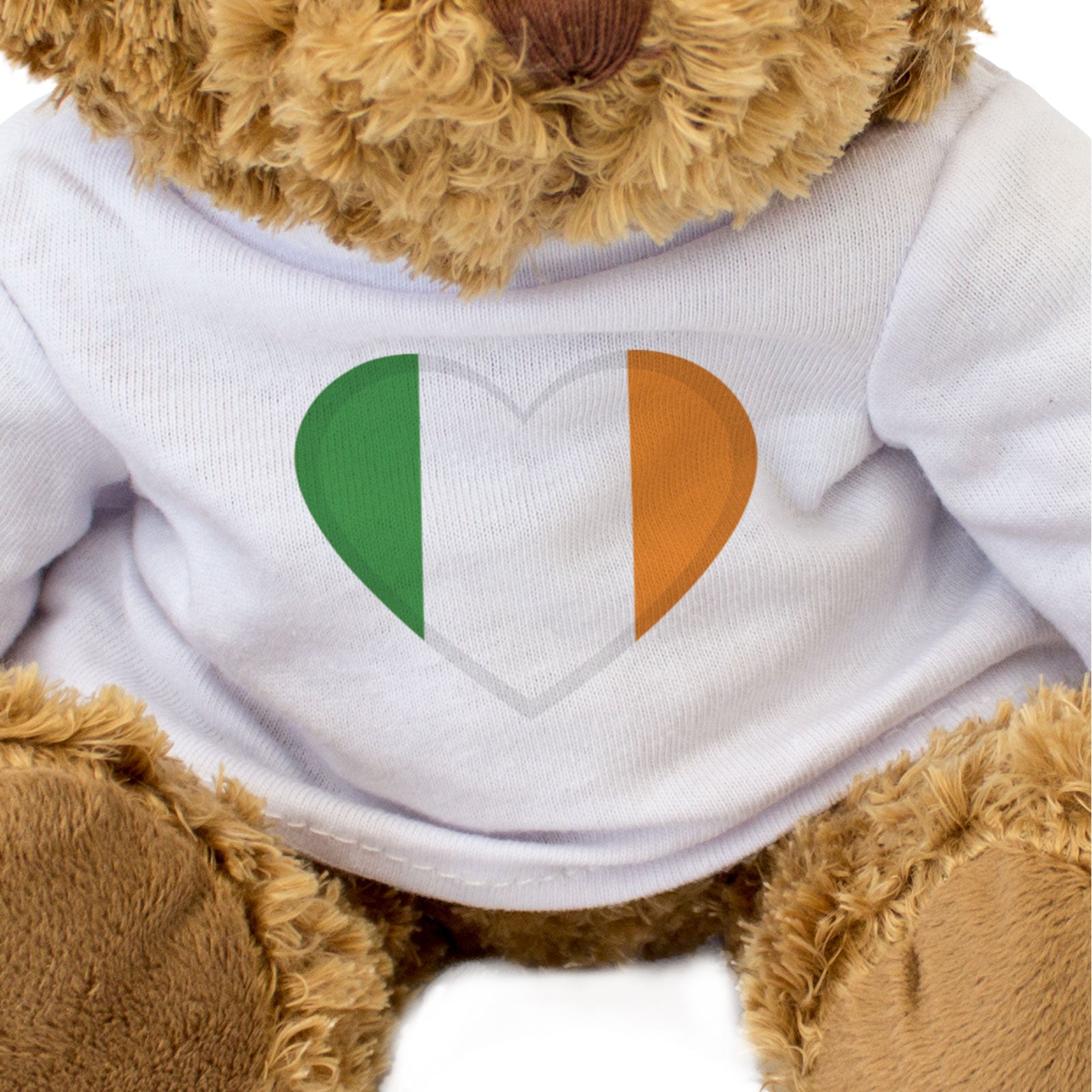 IRELAND FLAG HEART - Teddy Bear - Cute Cuddly Soft - Irish Gift Present