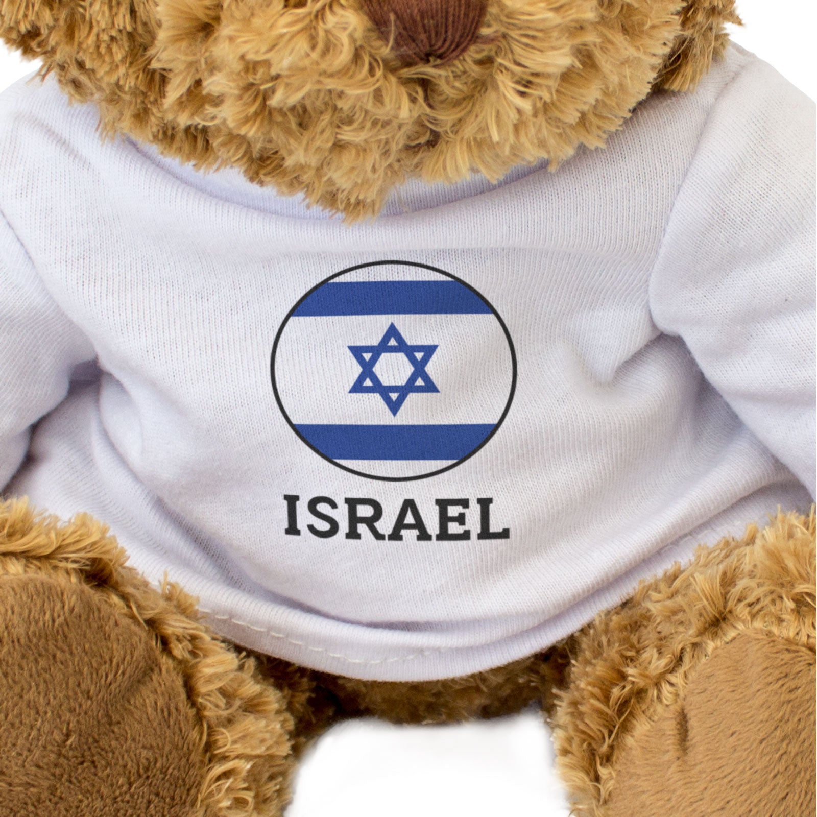 ISRAEL FLAG ROUNDEL - Teddy Bear - Cute Cuddly Soft - Israeli Gift Present
