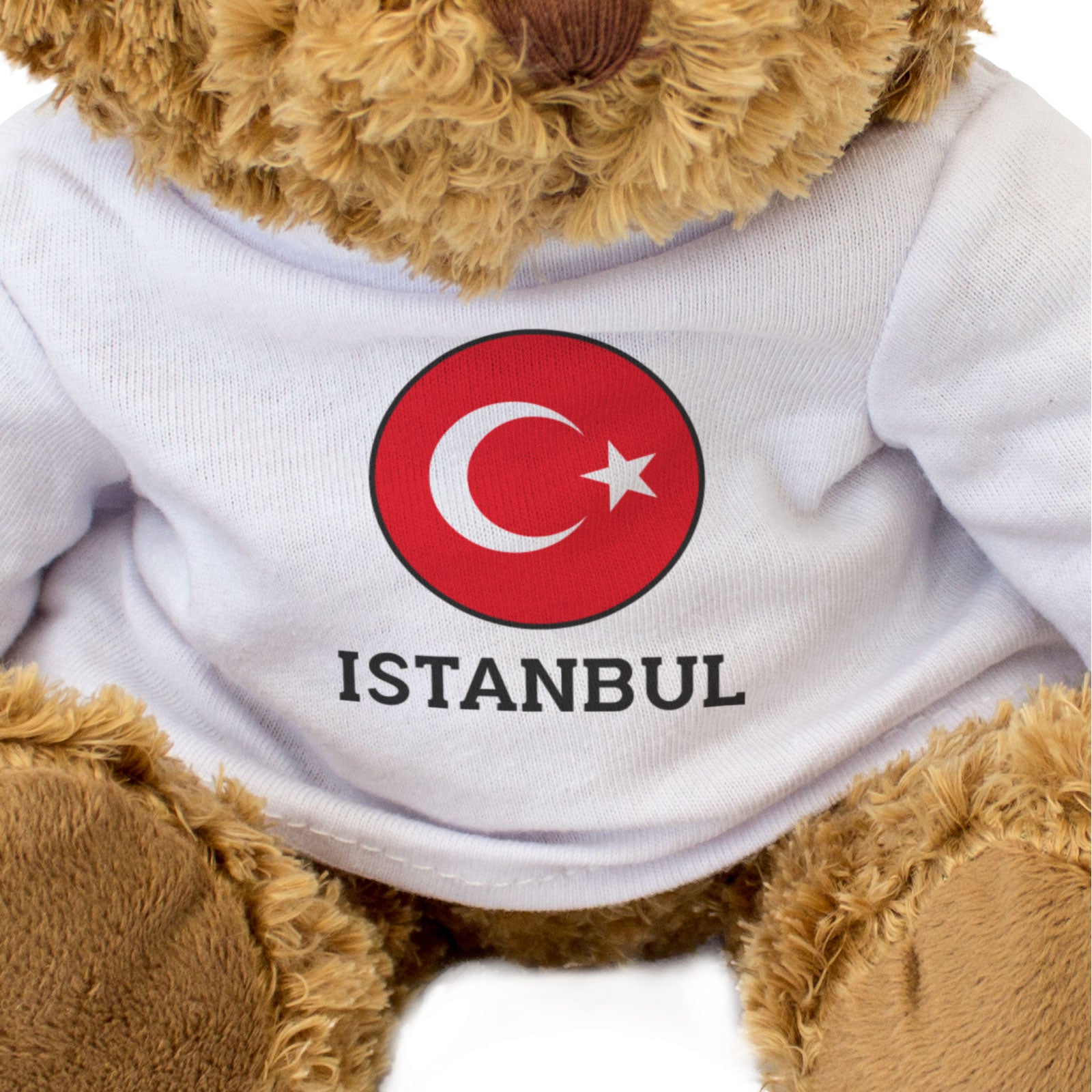 ISTANBUL (TURKEY FLAG ROUNDEL) - Teddy Bear - Cute Turkish Souvenir Gift Present