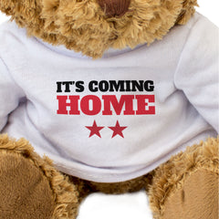 IT'S COMING HOME - Teddy Bear - Cute - Funny England Football Fan Gift Present