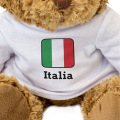ITALIA FLAG SQUARE - Teddy Bear - Cute Funny - Italy Souvenir Gift Present
